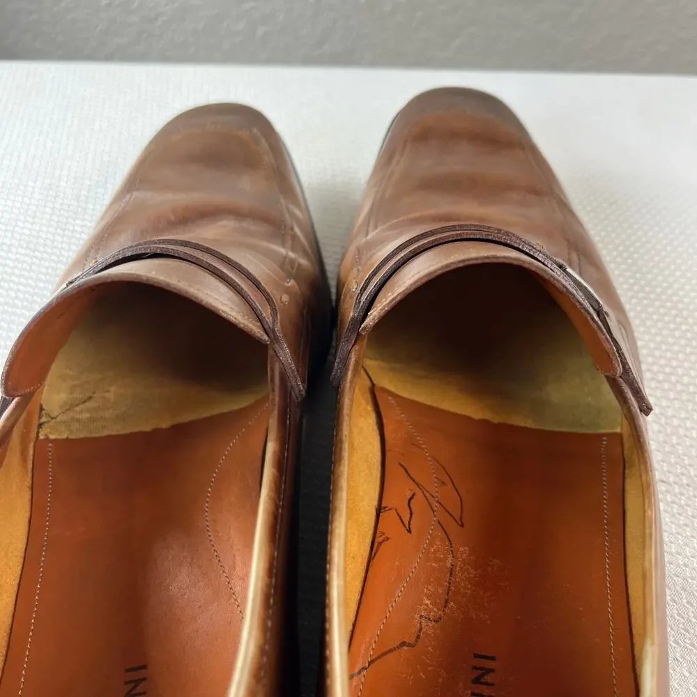 Magnanni for Neiman Marcus‎ Cognac Loafers size 8.5 (4197)